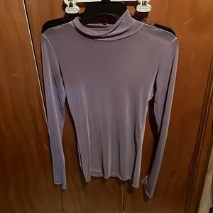 Lilac mesh top